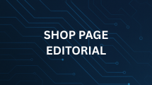 Shop page - Editorial